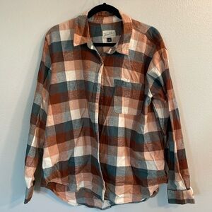 Flannel button down
